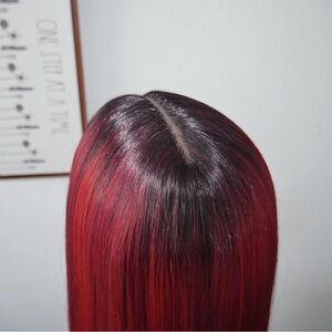 Elegant Long Red Hair Extension